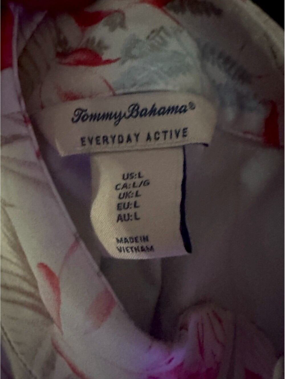 Tommy Bahama Everyday Active Floral 1/4 Zip Pullover – Women’s Large - Picture 5 of 6